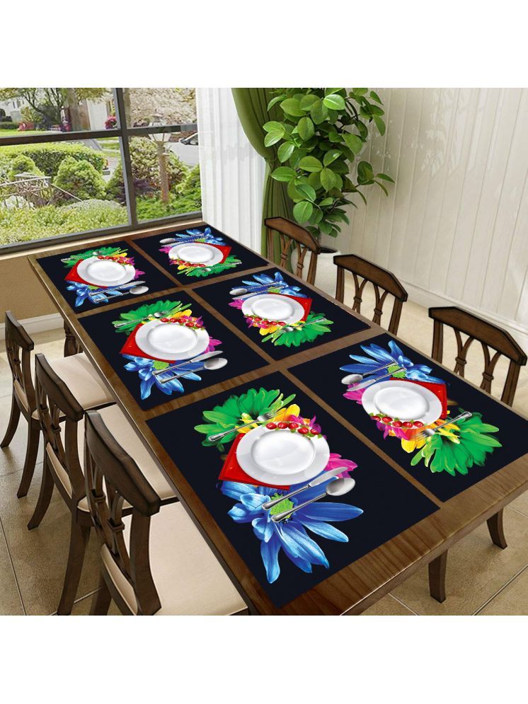     			Revexo PVC Solid Rectangle Table Mats ( 40 cm x 30 cm ) Pack of 1 - Multi