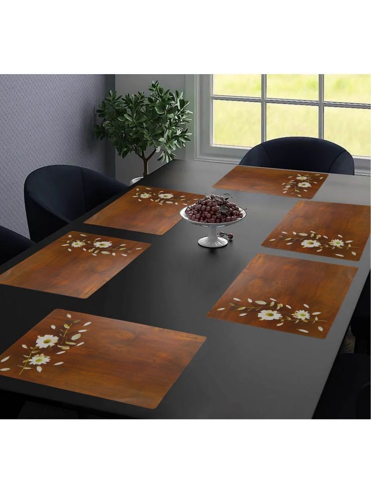     			Revexo PVC Solid Rectangle Table Mats ( 40 cm x 30 cm ) Pack of 1 - Multi