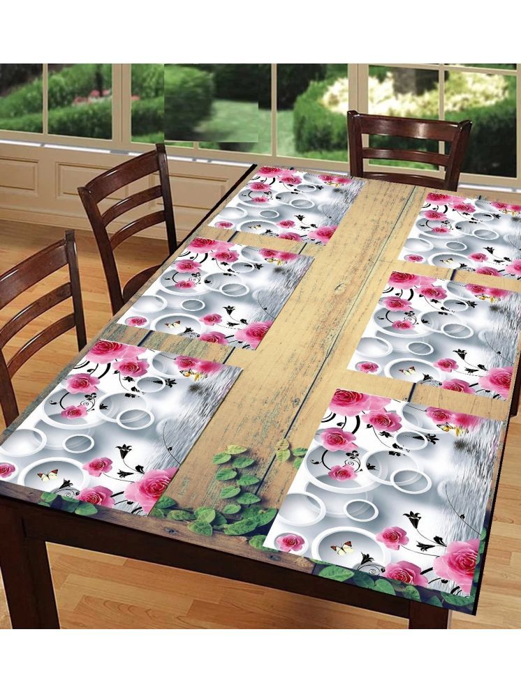     			Revexo PVC Solid Rectangle Table Mats ( 40 cm x 30 cm ) Pack of 1 - Multi