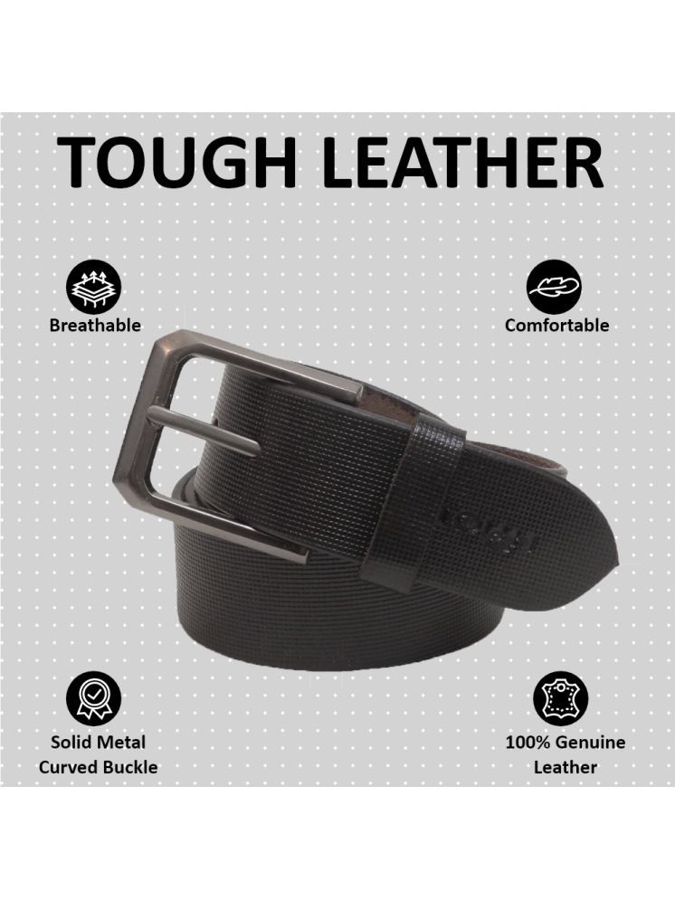     			Tough - Black Leather Men's Buckle ( Pack of 1 )