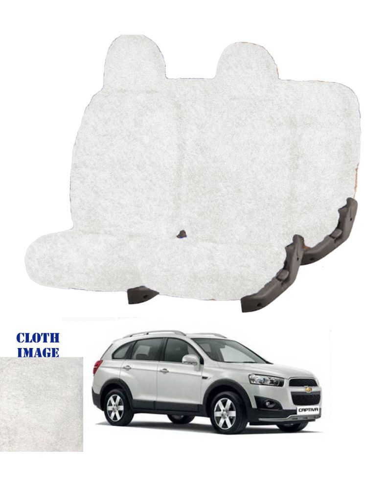     			Chevrolet Captiva White 5 Seater Car Seat Cover