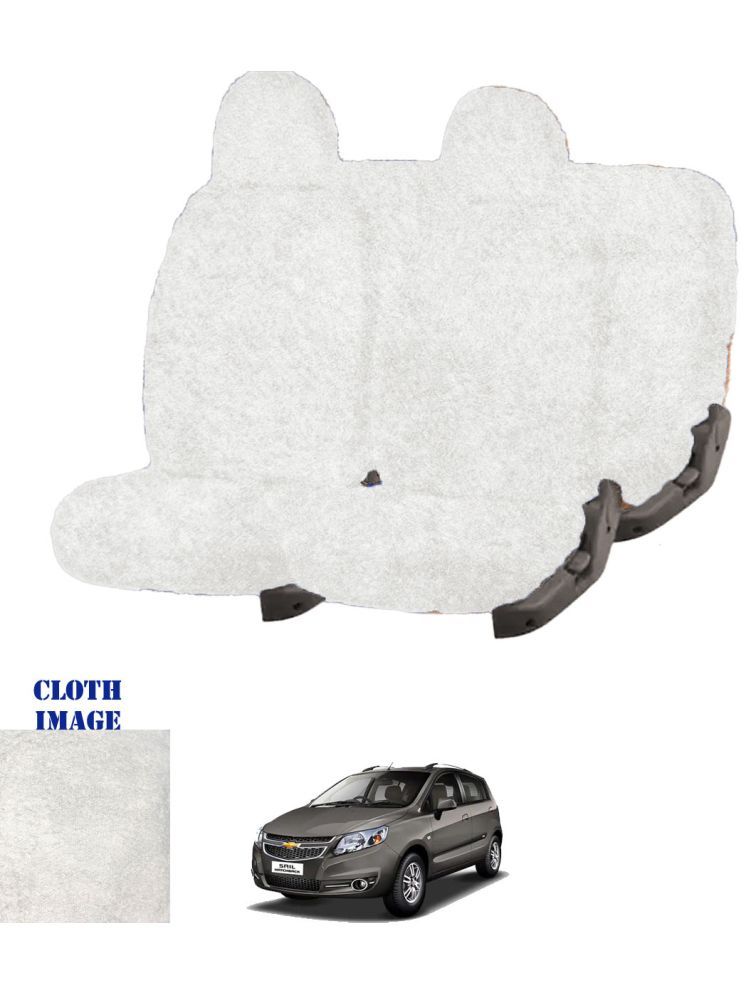     			Chevrolet Sail Hatchback White 5 Seater Car Seat Cover