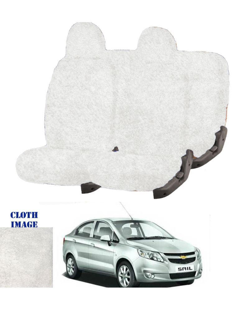     			Chevrolet Sail White 5 Seater Car Seat Cover