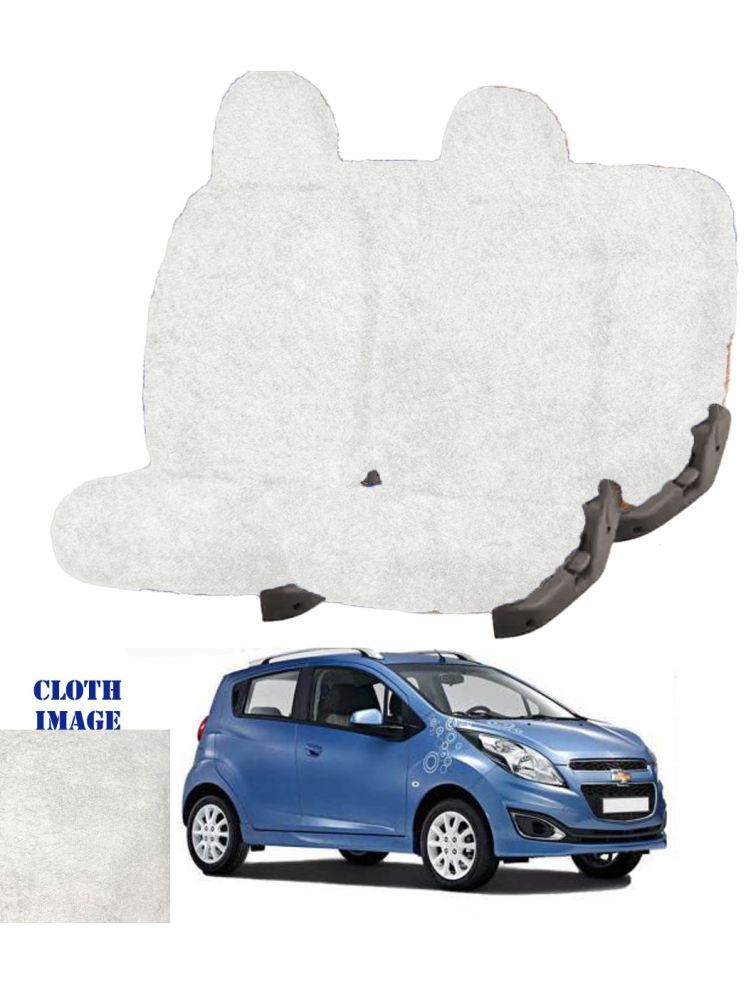     			Chevrolet Spark White 5 Seater Car Seat Cover