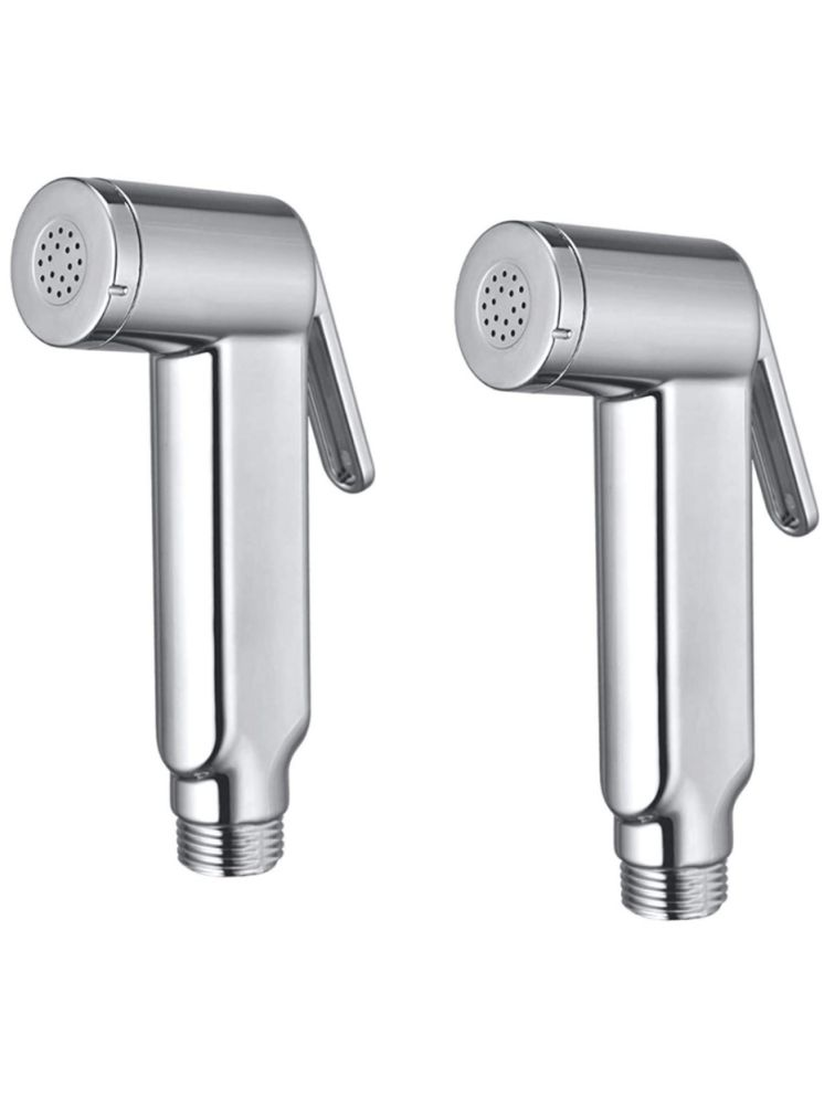     			Cossimo ABS Silver Supreme Health Faucet Head Only 2pcs Plastic(ABS) Health Faucet (Water Sprayer)