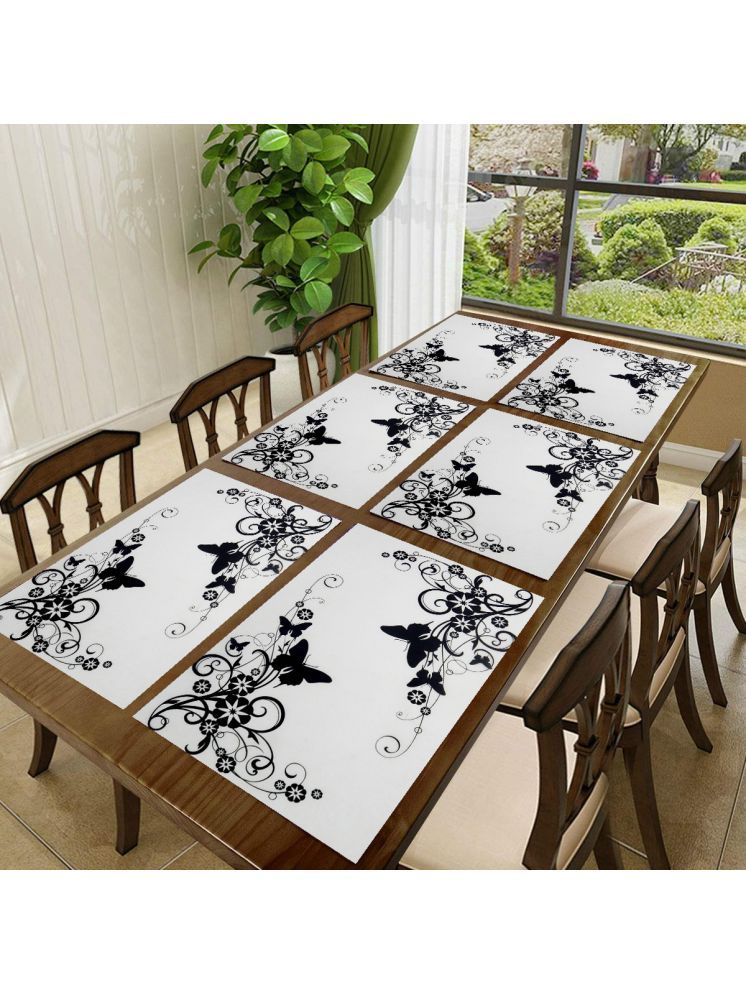     			CreadCraft PVC Solid Rectangle Table Mats ( 40 cm x 30 cm ) Pack of 1 - Multi