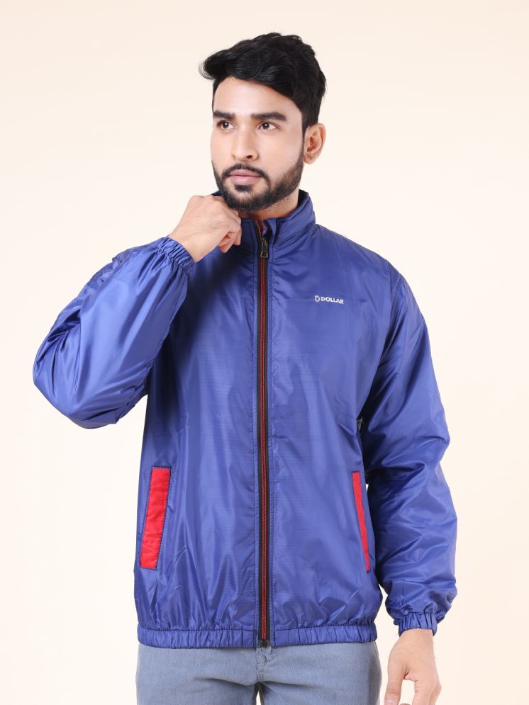     			Dollar Polyester Blend Men's Windcheater Jacket - Blue ( Pack of 1 )