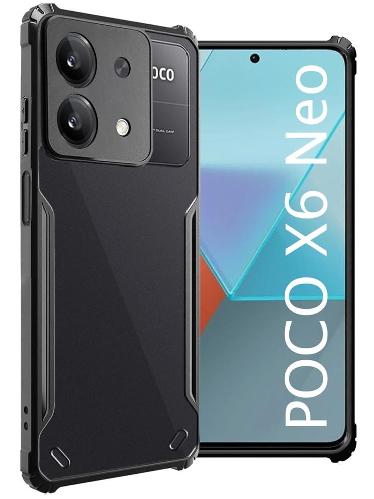     			Finaux Shock Proof Case Compatible For Polycarbonate POCO X6 Neo 5G ( )