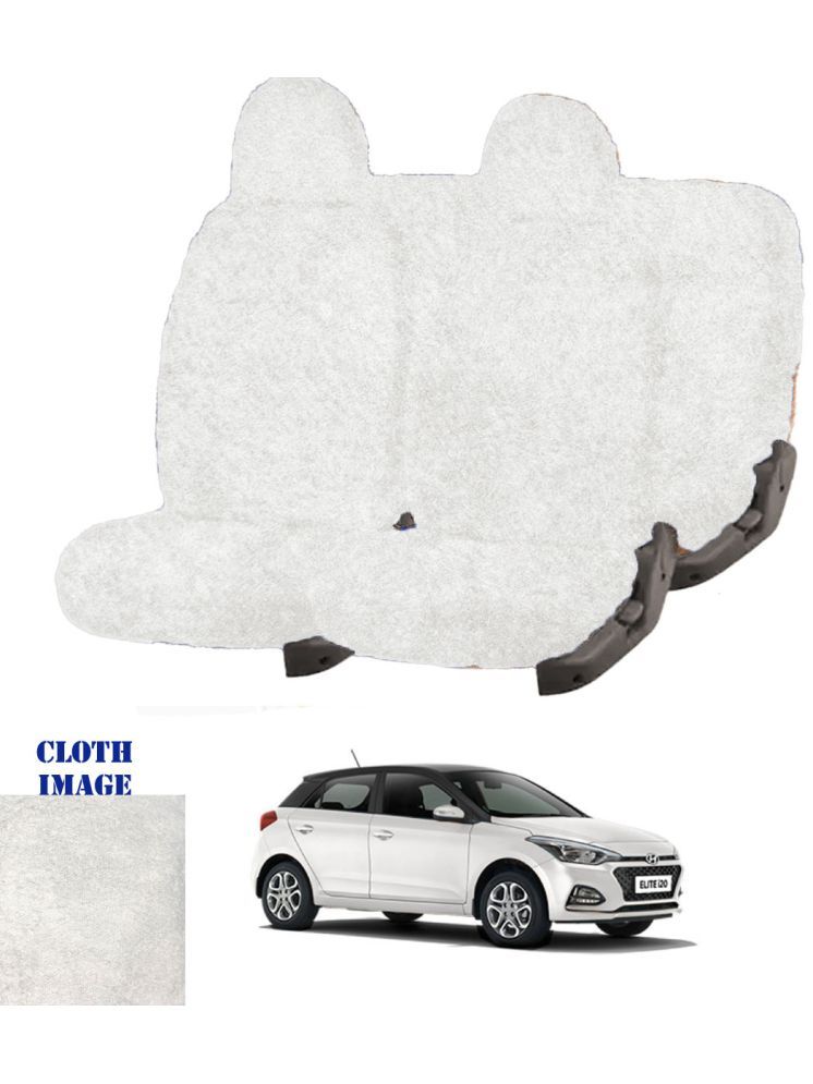     			Hyundai Elite i20 White 5 Seater Car Seat Cover