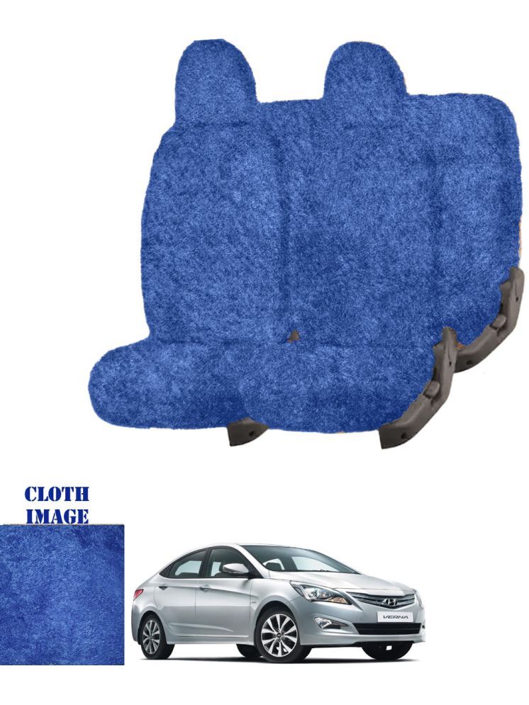     			Hyundai Fluidic Verna 4S Blue 5 Seater Car Seat Cover