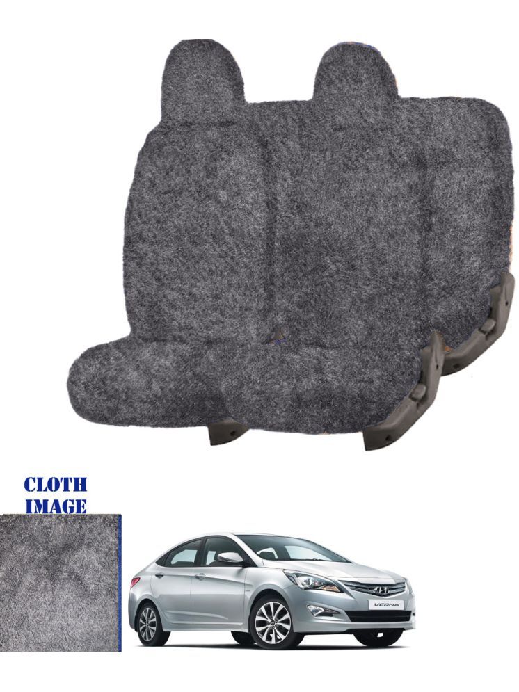     			Hyundai Fluidic Verna 4S Grey 5 Seater Car Seat Cover