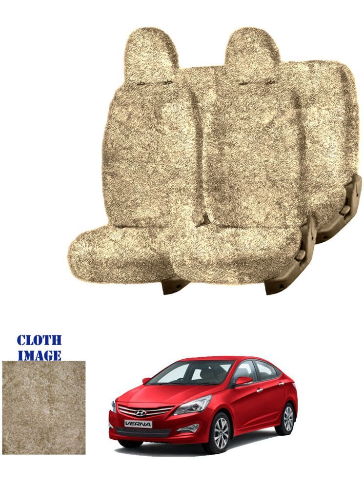     			Hyundai Fluidic Verna Beige 5 Seater Car Seat Cover