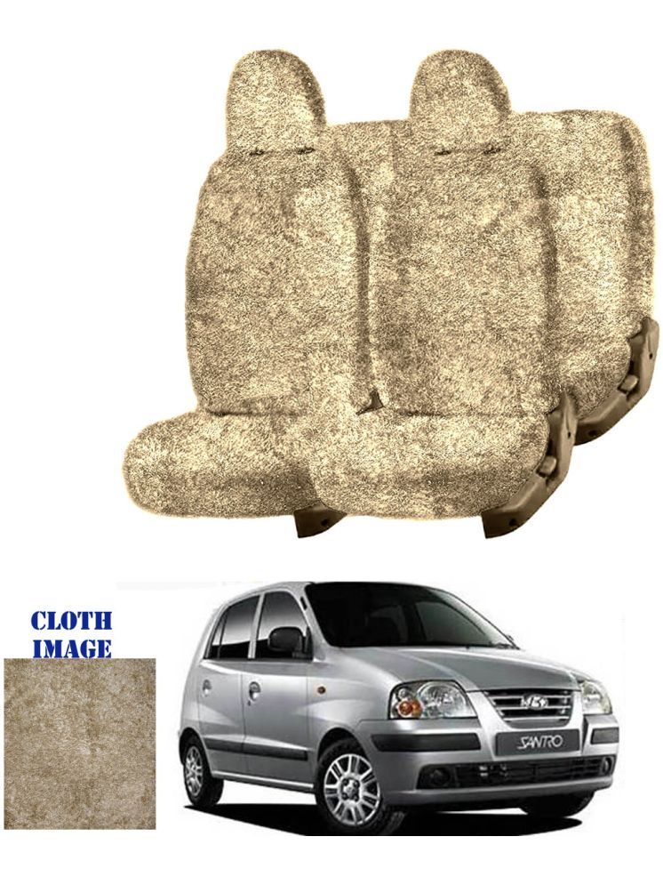     			Hyundai Santro Beige 5 Seater Car Seat Cover