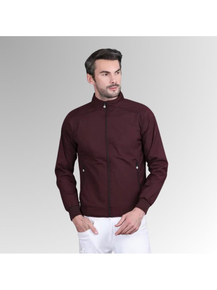     			LOVE LONDON Polyester Men's Casual Jacket - Maroon ( Pack of 1 )