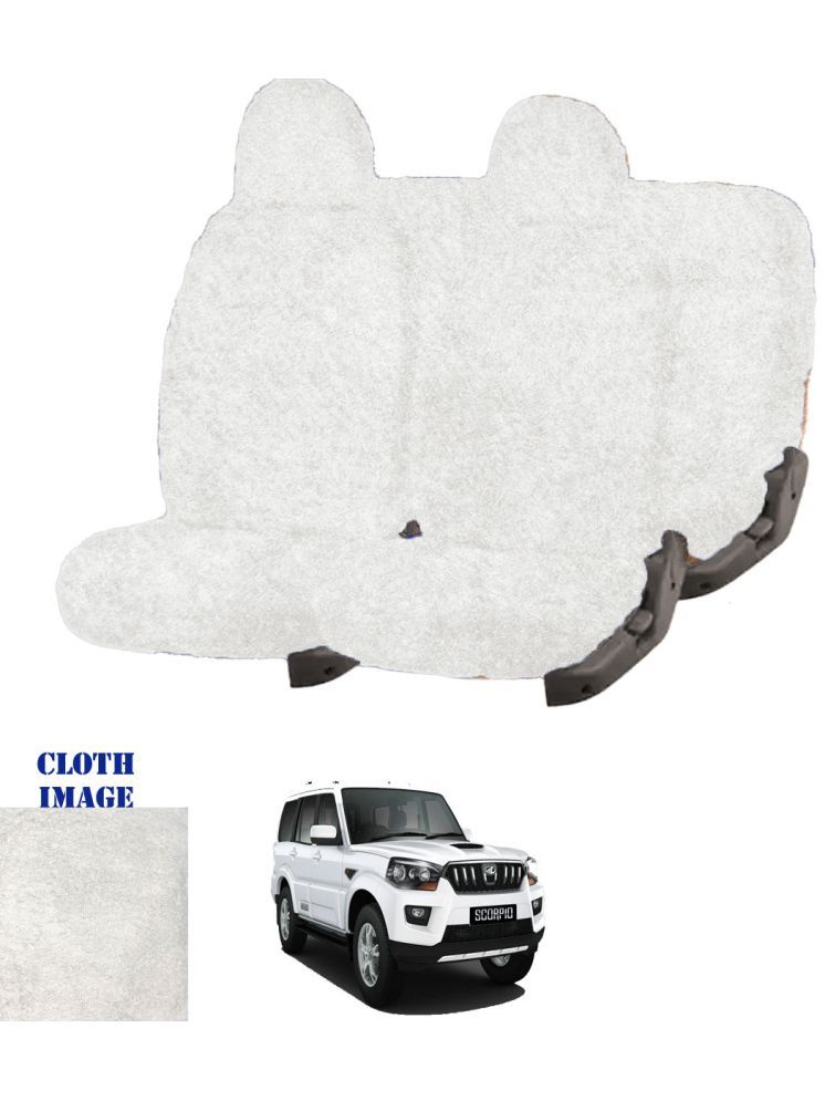     			Mahindra Scorpio 8S White 8 Seater Car Seat Cover