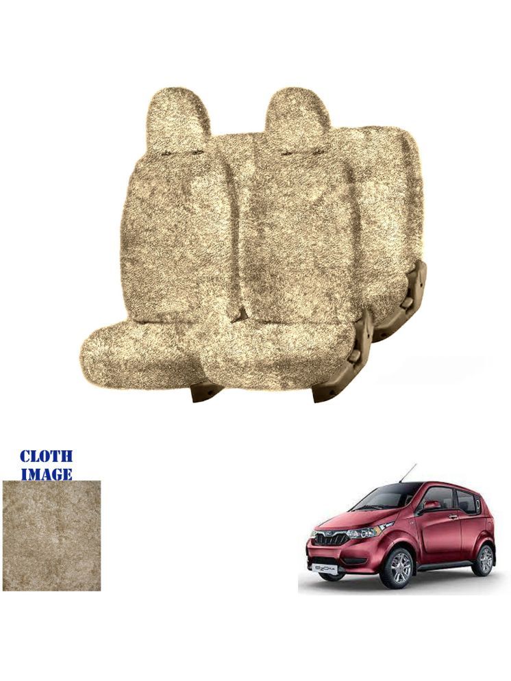     			Mahindra e2o Beige 5 Seater Car Seat Cover