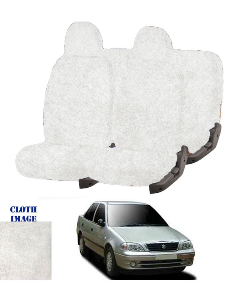     			Maruti Esteem White 5 Seater Car Seat Cover