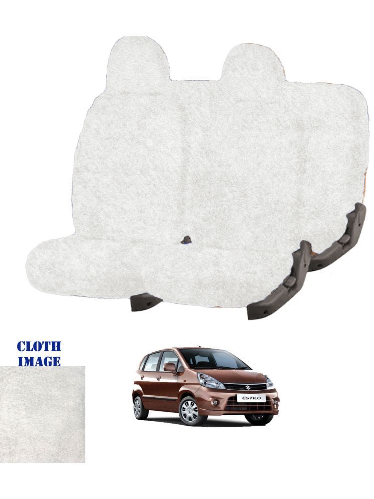     			Maruti Estilo White 5 Seater Car Seat Cover