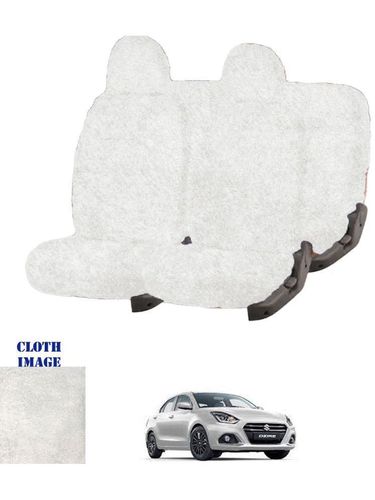     			Maruti New Dzire White 5 Seater Car Seat Cover