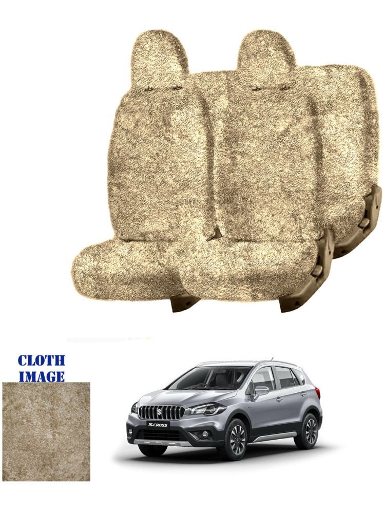     			Maruti S-Cross Beige 5 Seater Car Seat Cover