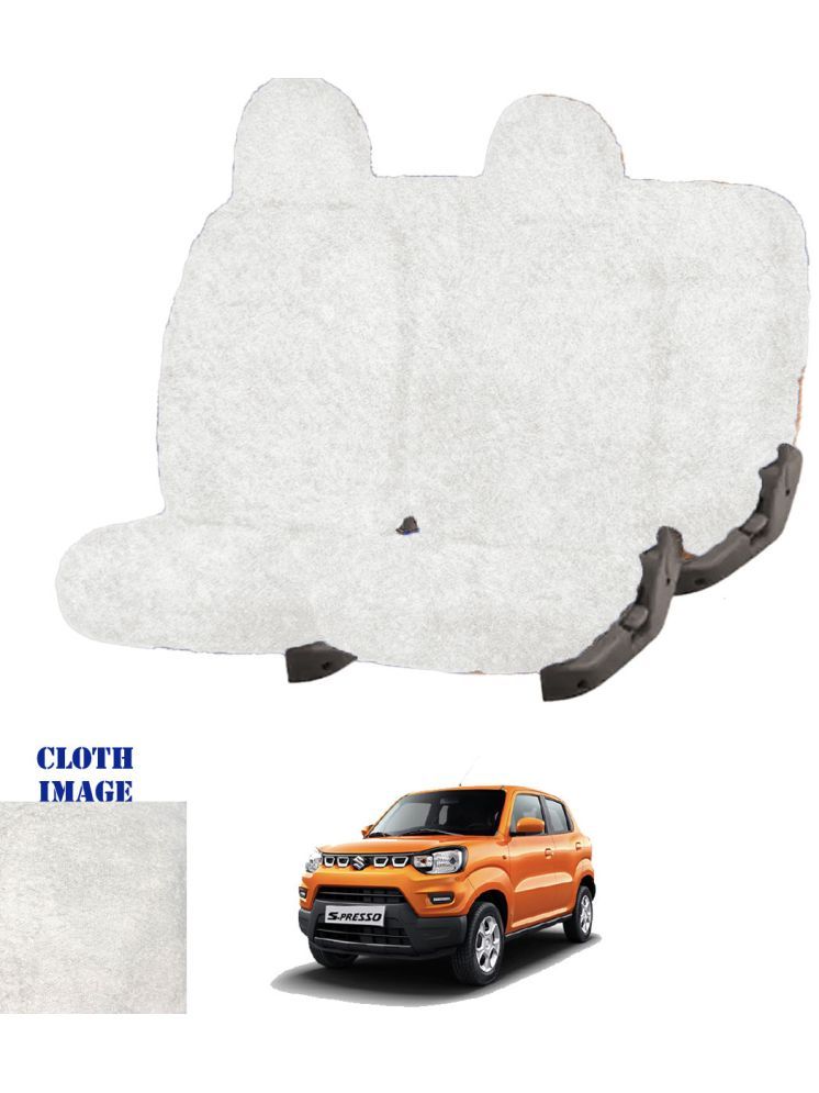     			Maruti S-Presso White 5 Seater Car Seat Cover