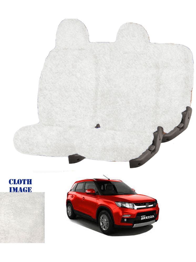     			Maruti Vitara Brezza White 5 Seater Car Seat Cover