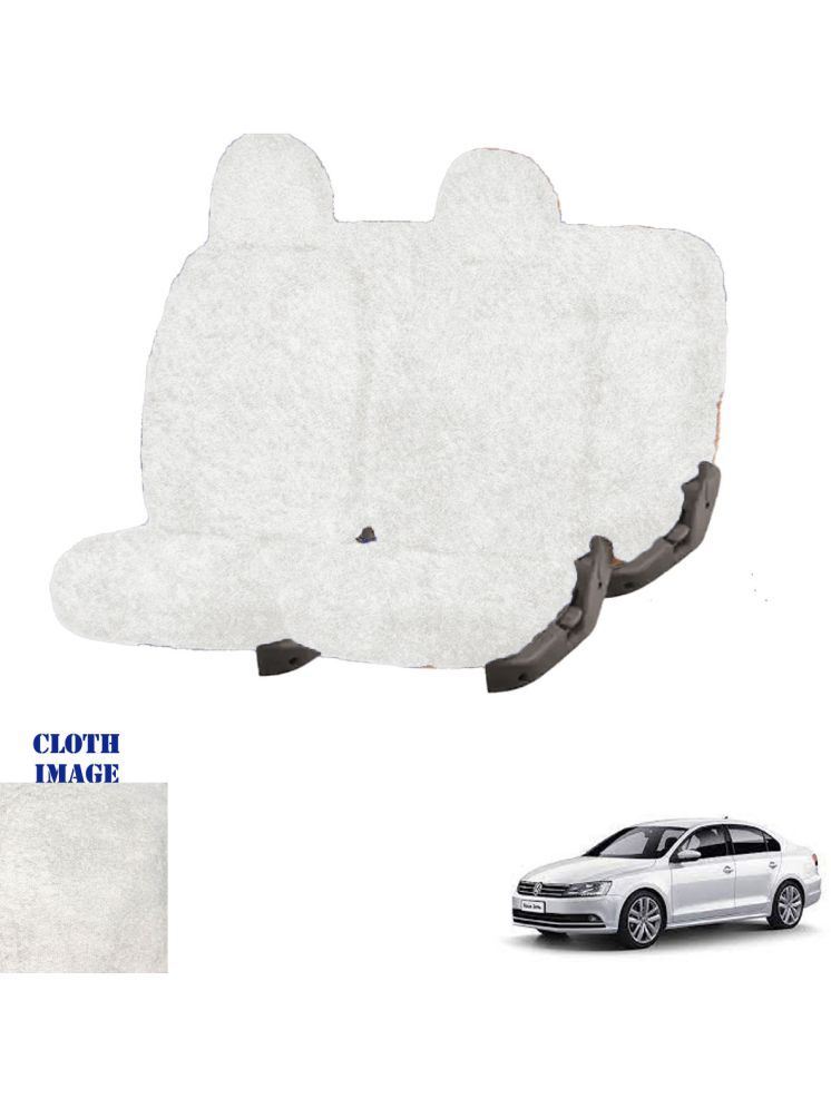     			NA Jetta White 5 Seater Car Seat Cover