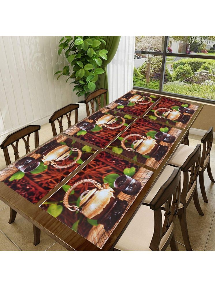     			Sanraksshan PVC Solid Rectangle Table Mats ( 40 cm x 30 cm ) Pack of 1 - Multi