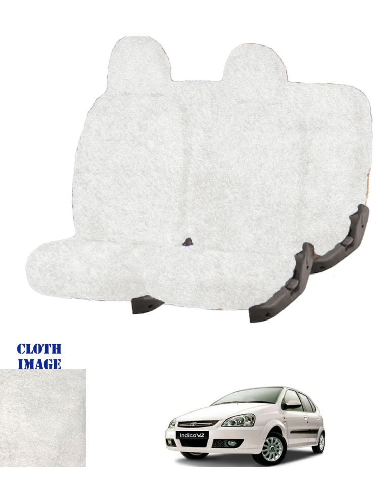     			Tata Indica V2 White 5 Seater Car Seat Cover