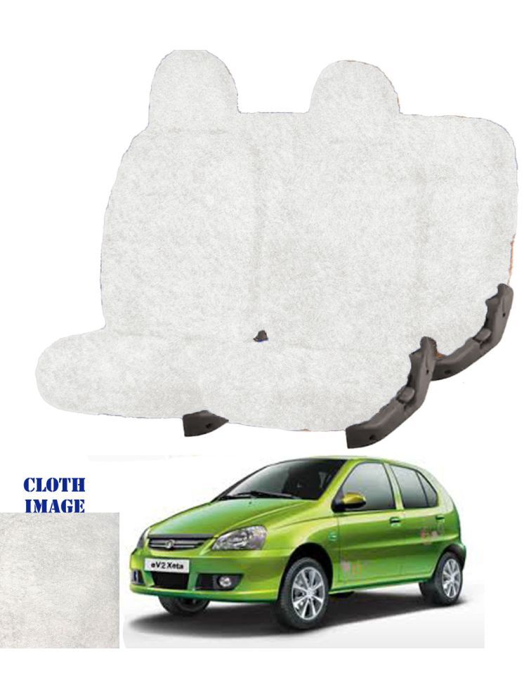     			Tata Indica eV2 White 5 Seater Car Seat Cover