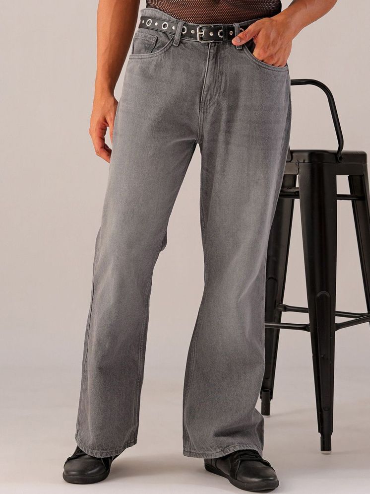     			The Indian Garage Co. Bootcut Men's Jeans - Grey ( Pack of 1 )