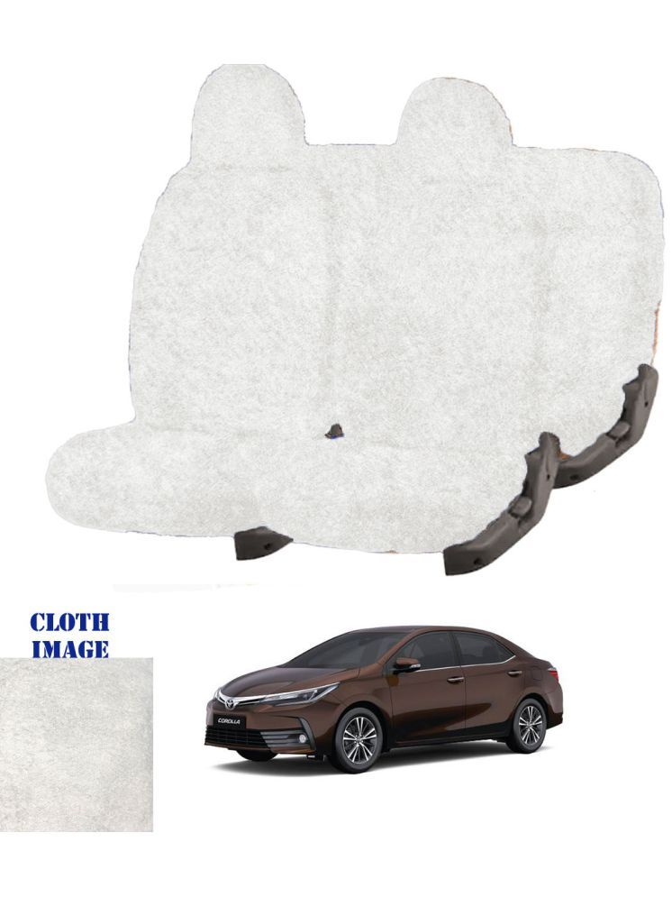     			Toyota Corolla Altis White 5 Seater Car Seat Cover