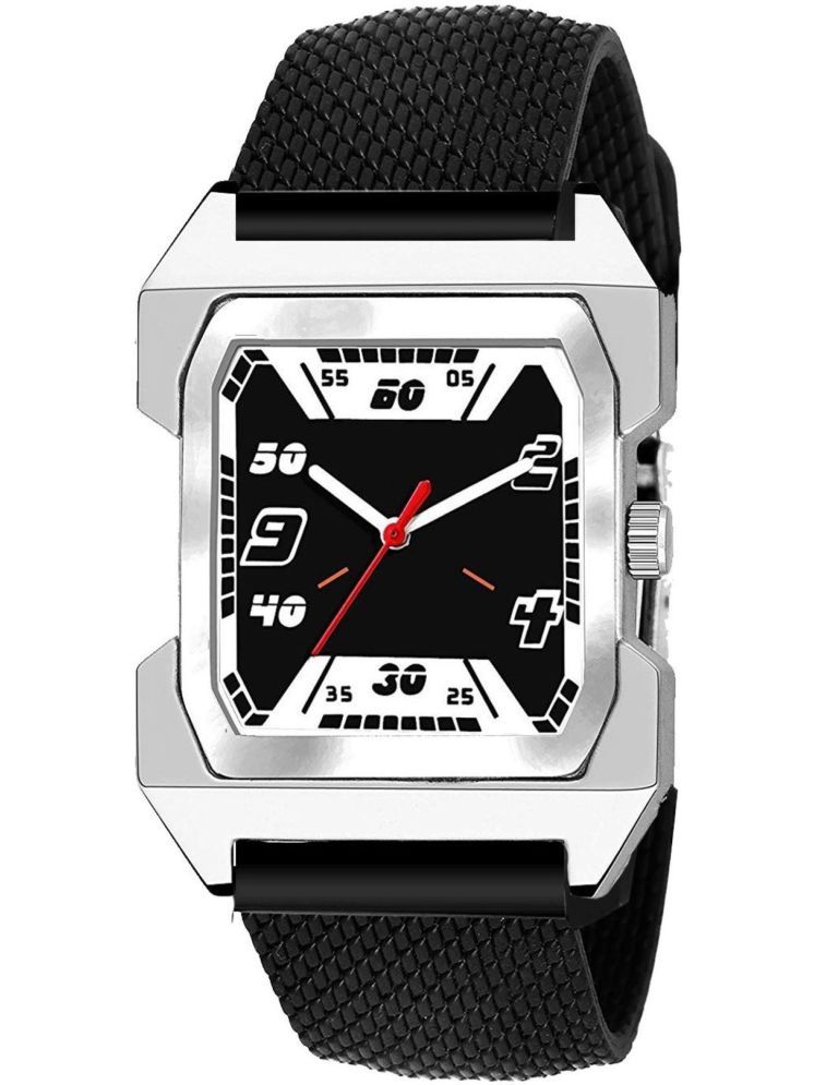     			Trex Black Rubber Analog Men's Watch