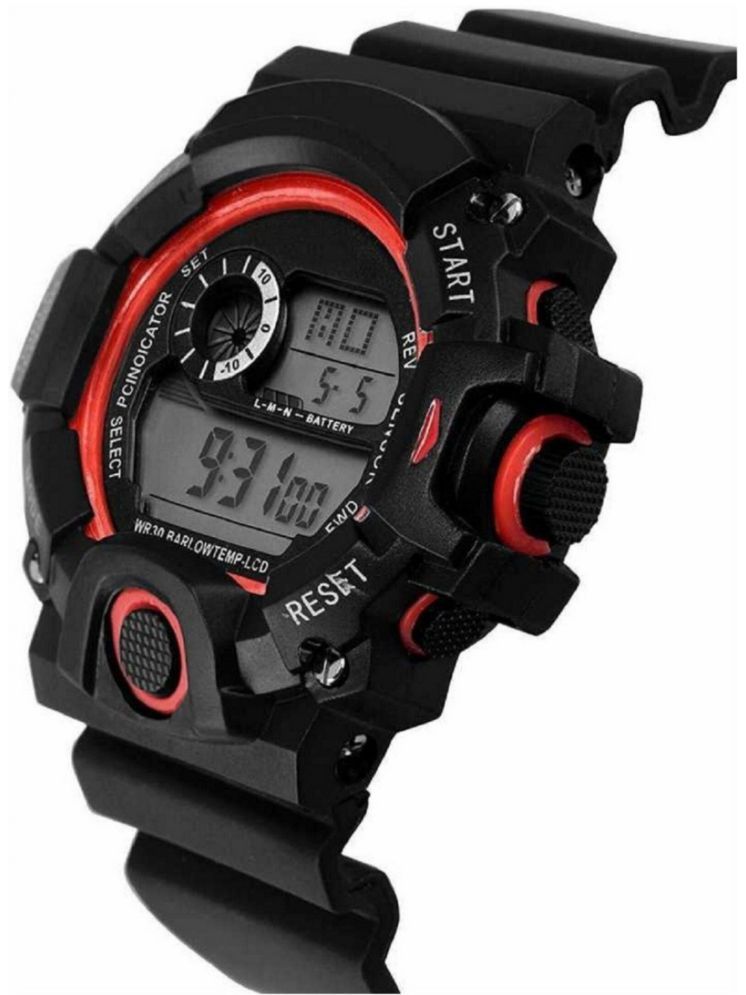     			Trex Black Silicon Digital Men's Watch