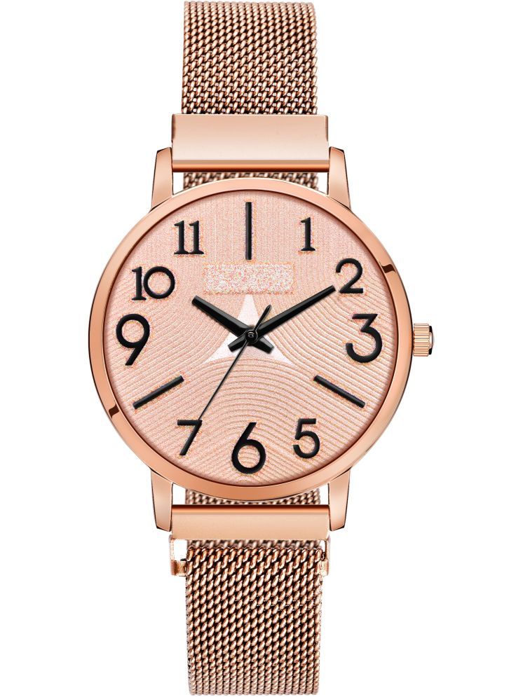     			Trex Rose Gold Metal Analog Womens Watch