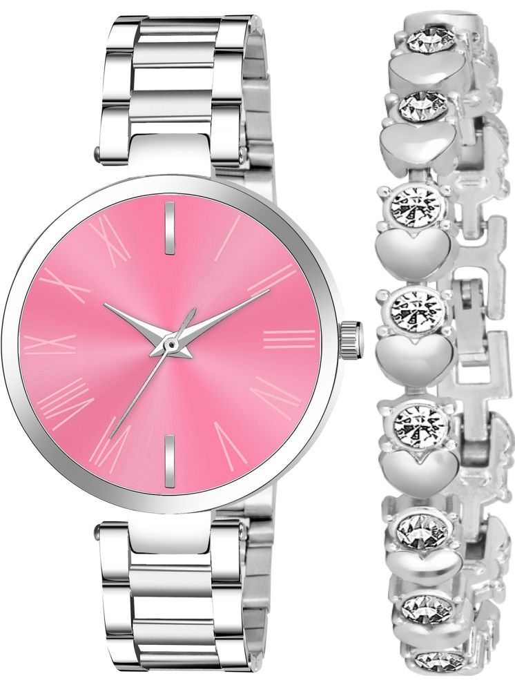     			Trex Silver Stainless Steel Analog Womens Watch