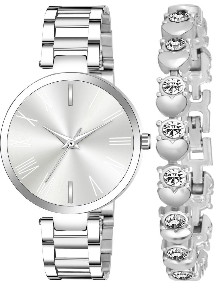     			Trex Silver Stainless Steel Analog Womens Watch