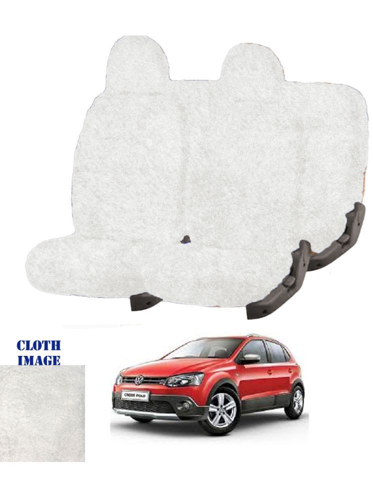     			Volkswagen Polo Cross White 5 Seater Car Seat Cover