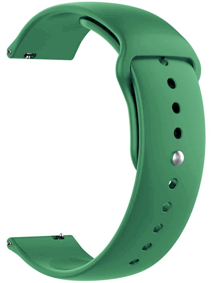     			ACM Watch Strap Silicone Belt 22mm compatible with Timex Iconnect Go Plus Smartwatch Sports Band Green