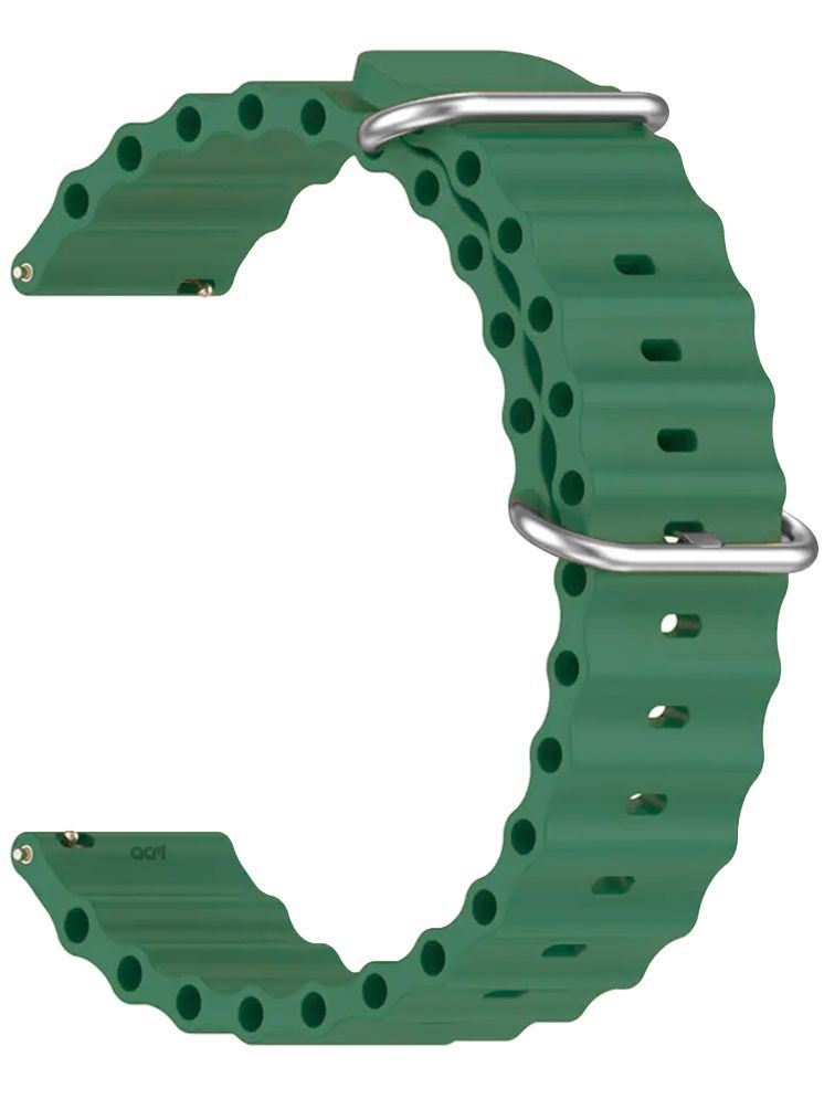     			ACM Watch Strap Silicone Smart Belt 22mm compatible with Timex Iconnect Go Plus Smartwatch Classic Band Turquoise Green