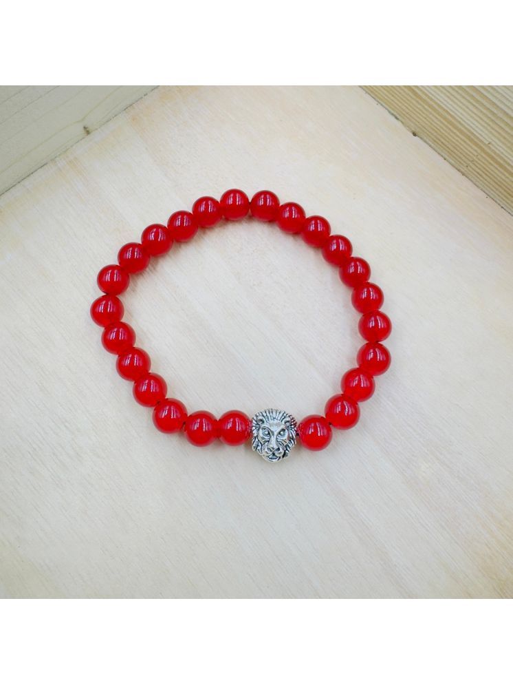     			AKLINA Red Religious Bracelet ( Pack of 1 )