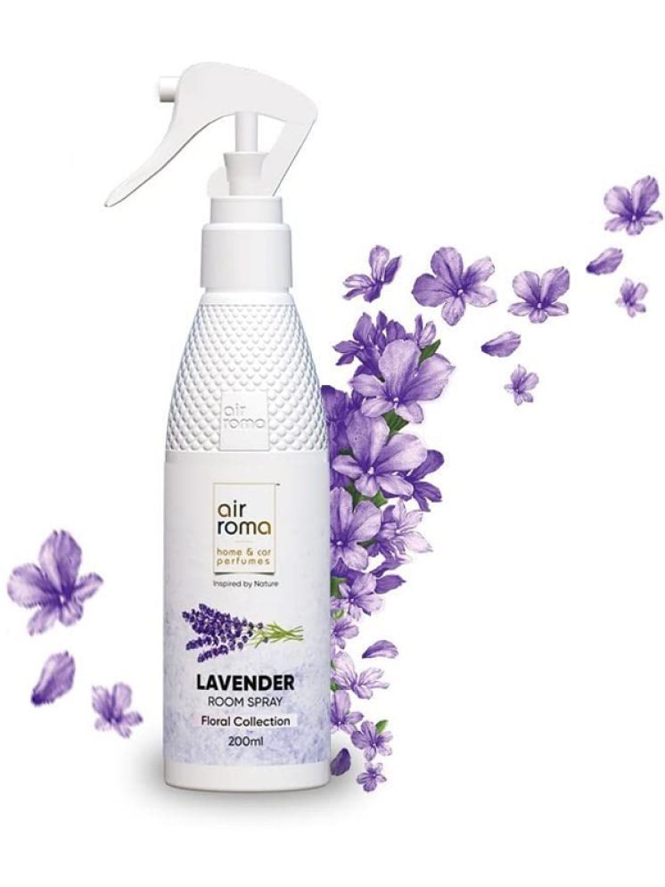     			AIR ROMA Lavendar Air Freshener Spray, 200ml | Long-Lasting Odor Eliminator for Home, Hotel Room & Office