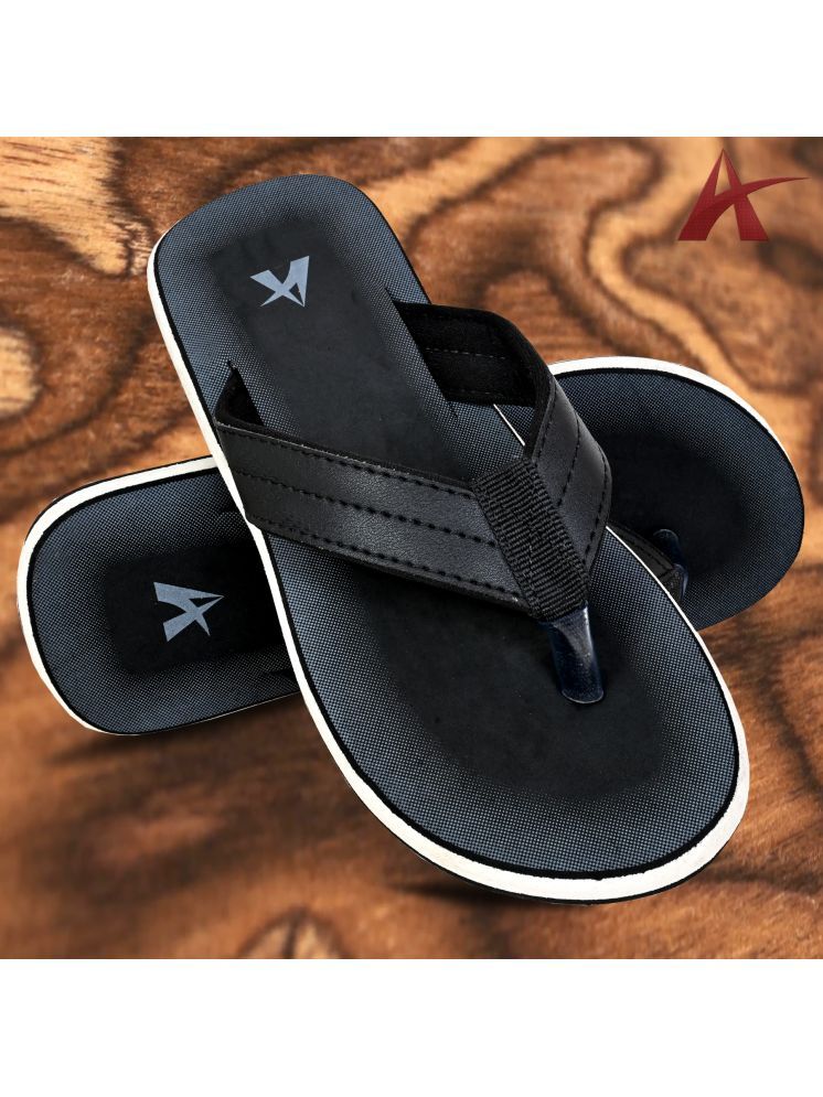     			Chappal Wala Black Men's Thong Flip Flop