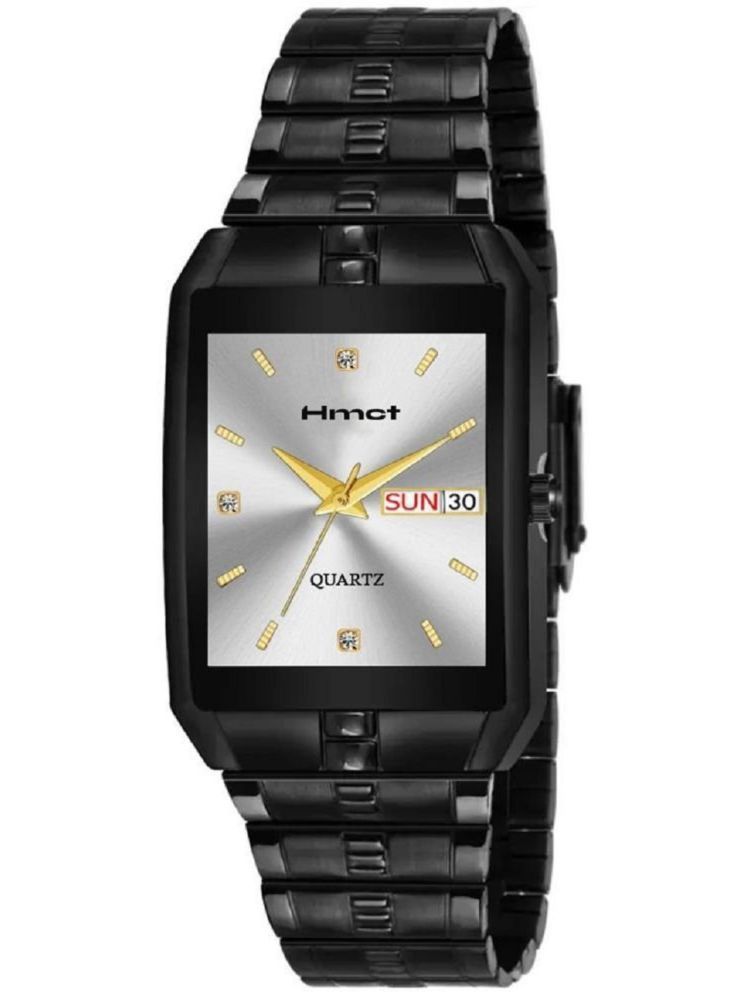     			HMCT Black Metal Analog Men's Watch