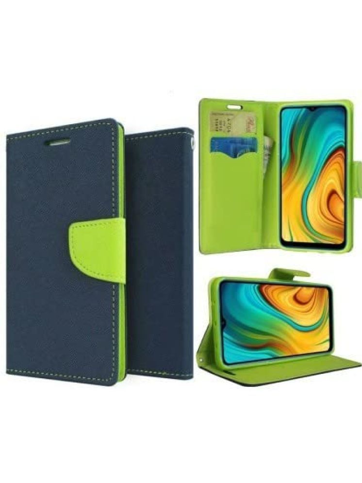     			Masque Green Flip Cover Artificial Leather Compatible For Xiaomi Redmi 8A Dual ( Pack of 1 )