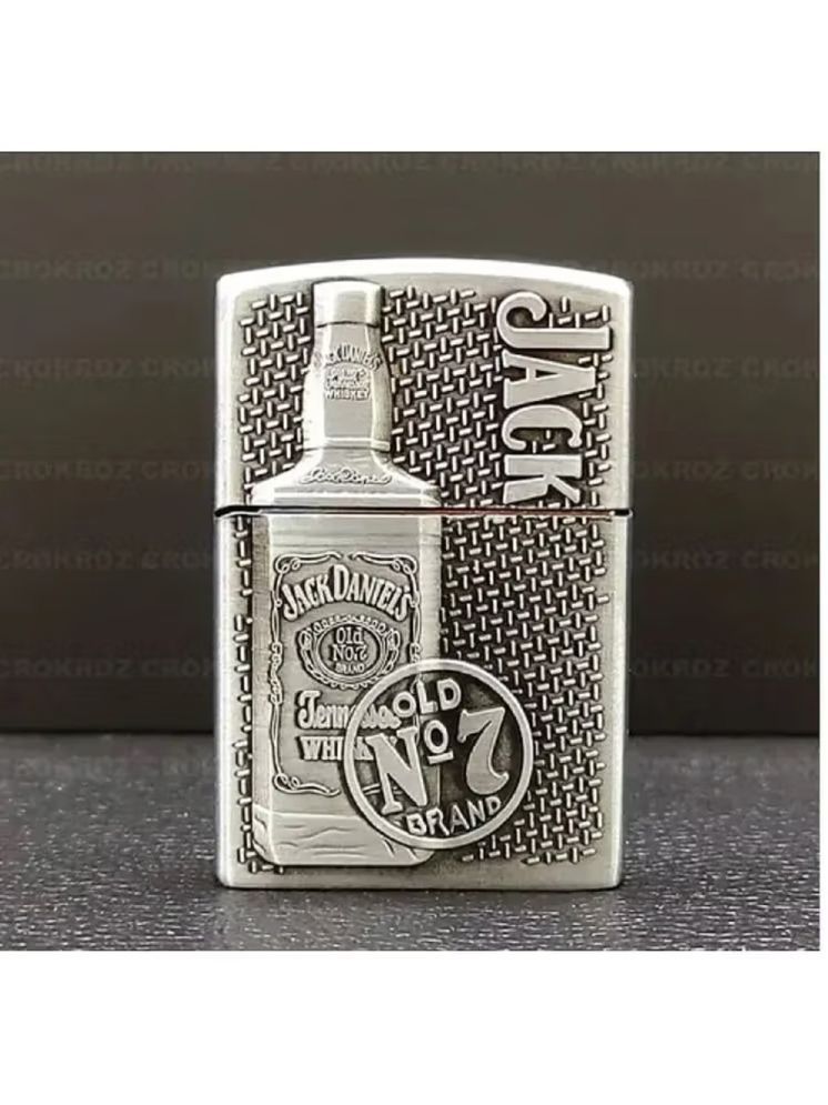     			Peshkar Silver Iron Cigarette Lighter ( Pack of 1 )