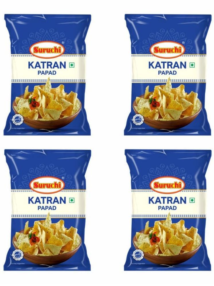     			SURUCHI  Katran Urad Papad Strip  1 kg Pack of 4