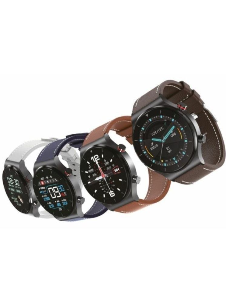     			U & I TFT BT Calling Leather Upto 5 days Smart Watch Grey