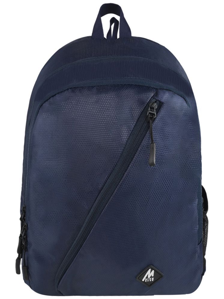     			mikebags 30 Ltrs Blue Polyester College Bag