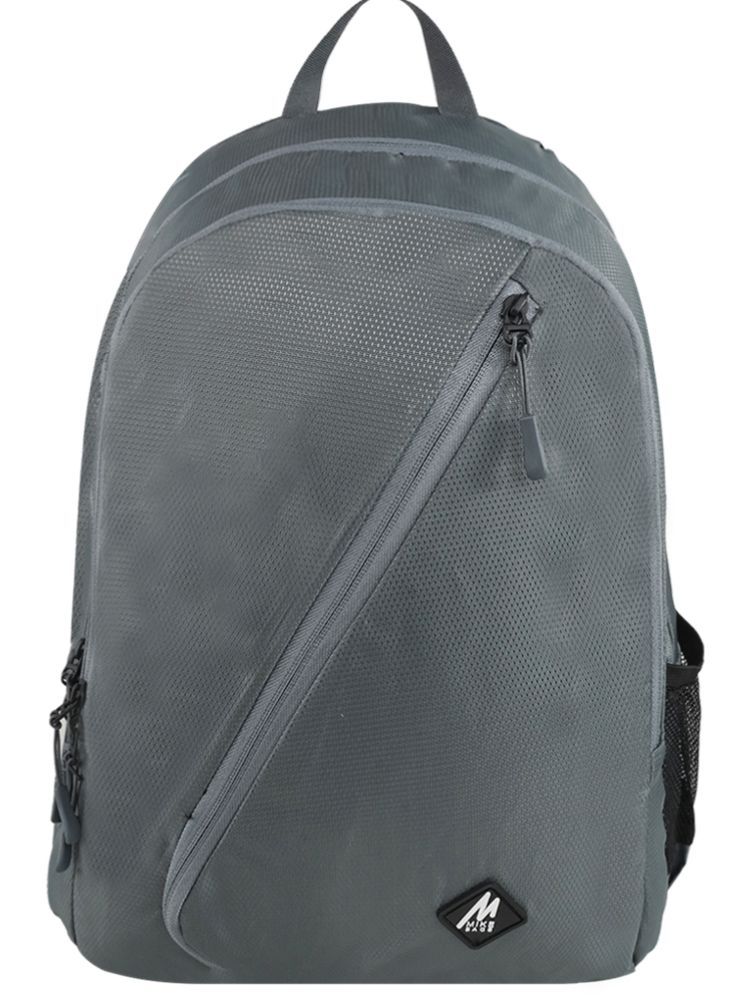     			mikebags 30 Ltrs Grey Polyester College Bag